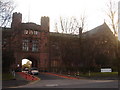 SD6909 : Bolton School, main entrance by Margaret Clough