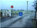 Private level crossing