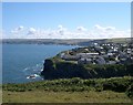 Looking across Port Isaac