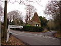 Narrow Lane  Vines  Cross  East Sussex