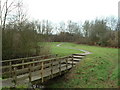 Footbridge, near the M6, Birchwood