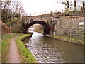 Skew railway bridge over  Monmouth and Brecon canal