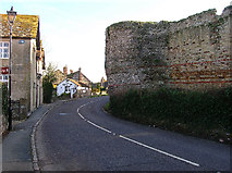 TQ6404 : Castle Road, Pevensey by Simon Carey