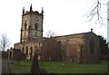 All Saints, Grendon from the main gate