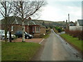 Looking south into Dron