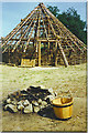 NJ6625 : Partial Reconstruction of Pictish Hut, Archeolink. by Colin Smith