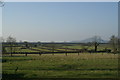 Fields with Brent Knoll in the background