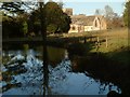 Lockinge Church, from Betterton Brook Bridge