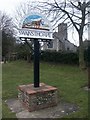 TG2100 : Village sign, Swainsthorpe by Katy Walters