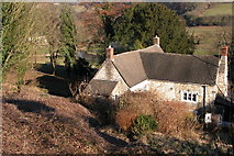 SO8707 : Rose Bank, cottage in the village of Slad by Philip Halling