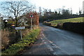 Road approaching the village of Glewstone