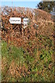 Old road sign at Stone Bridge