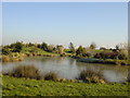 Man-made fishing pond, Larton