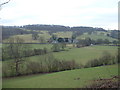 Looking across Afon y Maes to the Leyland Arms