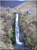 NY1719 : Waterfall on Rannerdale beck. by John Holmes