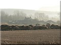 Stubble and composting straw