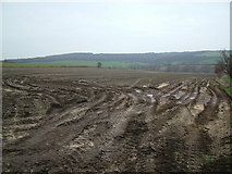 SE4207 : Harrowed field by Richard Spencer