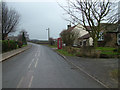 Old red phone box