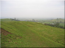SP7421 : Quainton and Simber Hill with Grange Hill on right by Pip Rolls