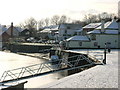 Rowhedge Quay in Snow.