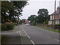 A1039 entering Filey