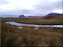 NC2212 : Suilven and Canisp Hills by Donald H Bain
