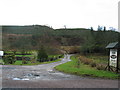 Barmore Farm entrance north of Tarbert, Argyll.