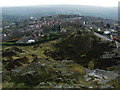 Mow Cop Quarry and Village