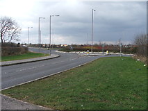 SE3921 : Roundabout on the Normanton bypass. by Steve Partridge