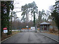 The entrance to Sandhurst Military Academy, Dawnay Road