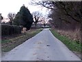 Country lane at Larden Green