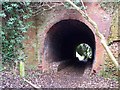 bridge under former railway at Blackbrook, Shepshed, Leicestershire.