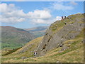 Climbers on Col Crag