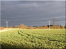 SU5388 : Farmland at East Hagbourne by Andrew Smith