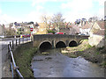 Old bridge over the River Brue, Bruton