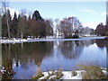 Lake near Pentre-Coch Manor