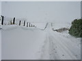 Drifting snow near Aberdeen