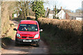 Payhembury: post van near Milton