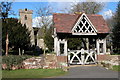 SO8865 : Lych Gate to Hampton Lovett church by Philip Halling