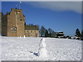 NO7396 : Winter at Crathes Castle by Richard Slessor