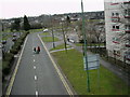 Looking towards Pine Square