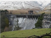 SO2330 : Grwyne Fawr Reservoir dam by Martin Wilson