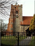 TL7112 : St. Martin's church, Little Waltham, Essex by Robert Edwards