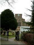 TL0643 : All Saints, Wilshamstead; Church & Gateway by Rob Farrow