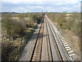 SP6814 : Railway at Dorton by Andrew Smith