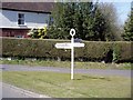 Signpost in Wonston