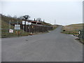 Entrance to landfill site.