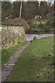 Bridleway crossing the Esk at Lealholm