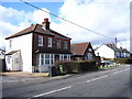 Stanley Cottages and the village hall, Great Kingshill