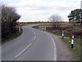 Bridge on the bend in Burley Road, Hincheslea, New Forest